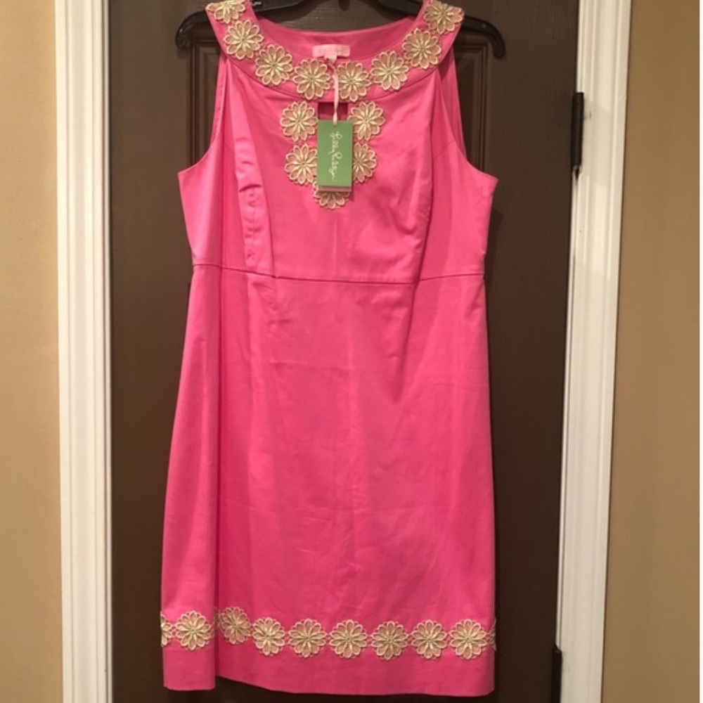 Lilly Pulitzer Hotty floral appliqué dress